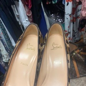 Christian Louboutin animal hair pumps heels 40.5